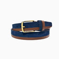 Cinturón 103235 azul/miel